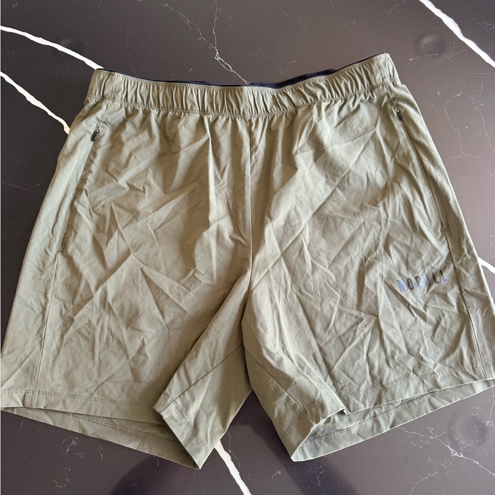 NOBULL Olive Utility Training Shorts